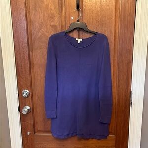 Eileen Fisher Purple Organic Cotton Sweater XS